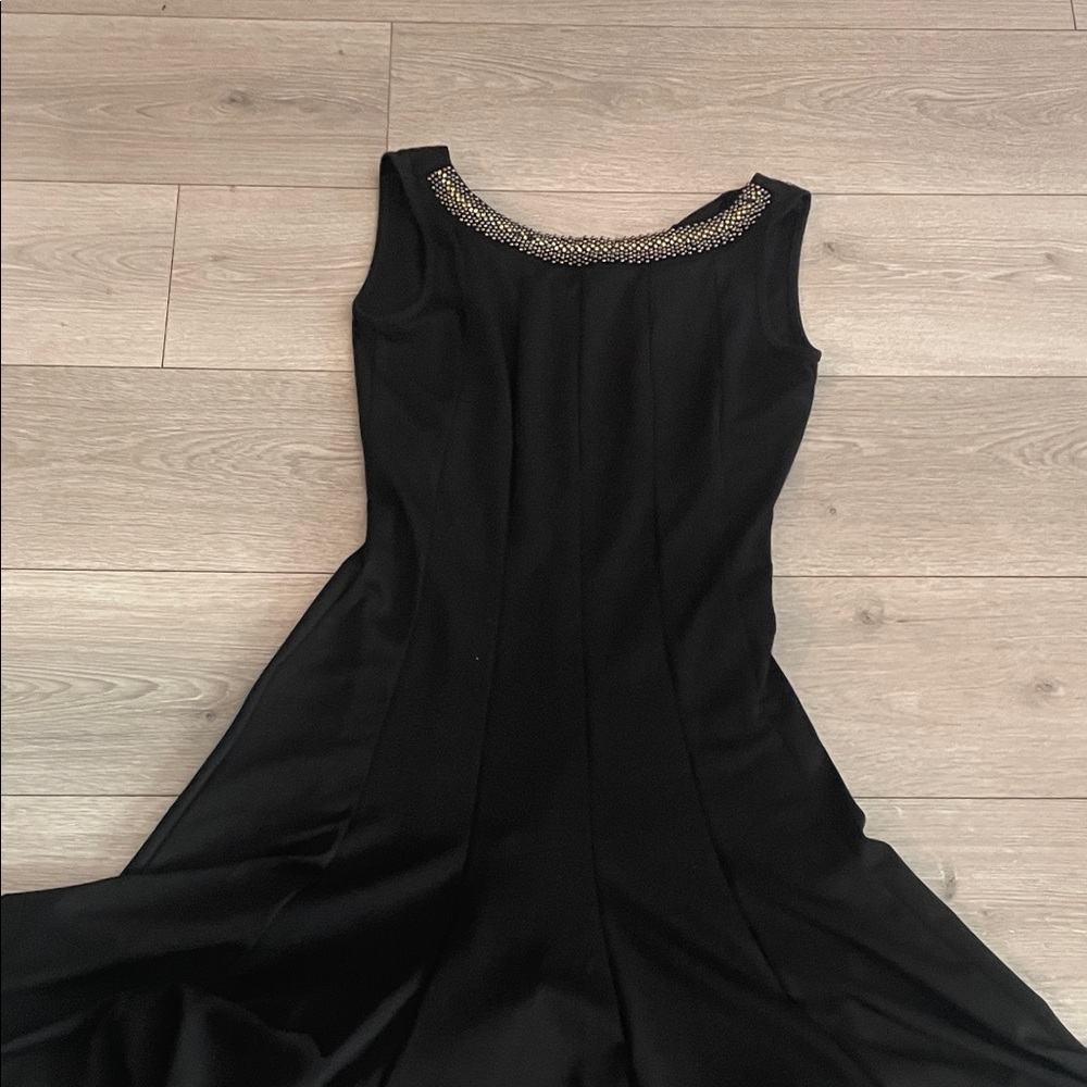 Haani Black Dress with Silver Accents